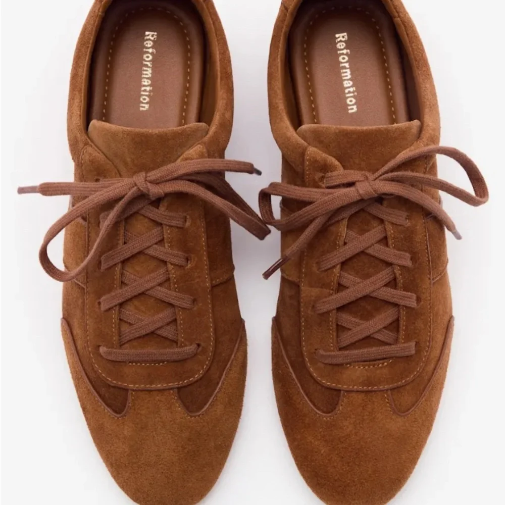 Reformation Brown Suede Sneakers - Picture 3 of 7